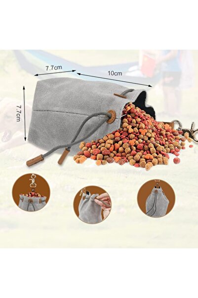 Yelajoy Dog Treat Bag with Clip Buckle, Training Snack Pouch, Waterproof Oxfo...