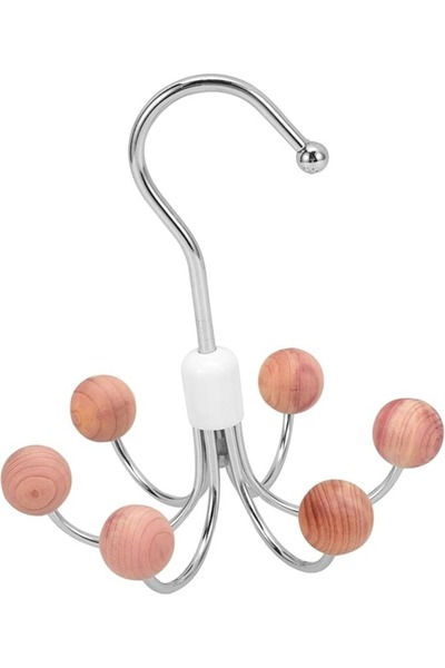 Buldug Umeraș rotativ din lemn 360 - cârlig multifuncțional pentru dulap pentru curea, geanta și haine