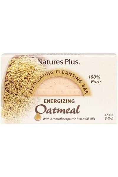 NaturesPlus Nature's Plus Oatmeal Cleansing Bar - 3.5 Oz - All Natural Bar Soap With AromatherapEUtic Essential