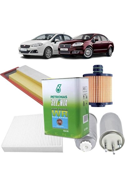 Sardes Fiat Linea Filtre Seti Euro 5 1.3 Multijet 2009-2024+Petronas 5w30 202...