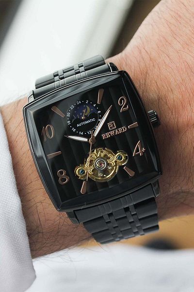 Reward Rwa 146854   Automatic Men's Wrist Watch with Steel Cord