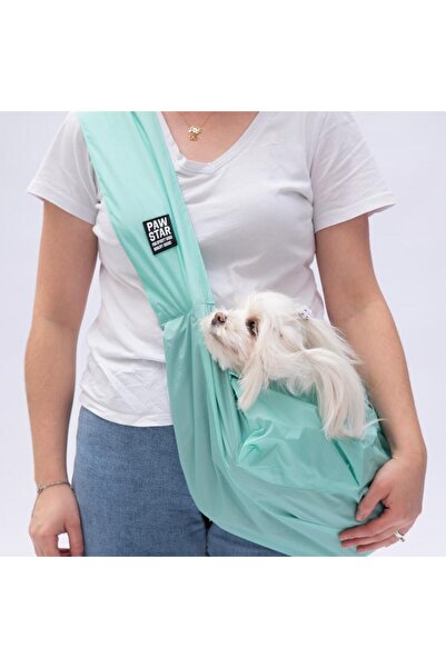 Pawstar Su Yeşili Crossbody Çanta Kedi Köpek Taşıma Çantası