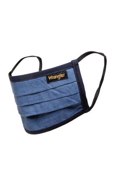 WRANGLER set unisex de 3 măști din material W0Y1YBX41 albastru