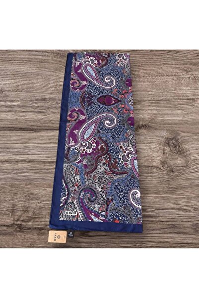 Aker Lacivert-Mor Aker Soft Touch Şal 002