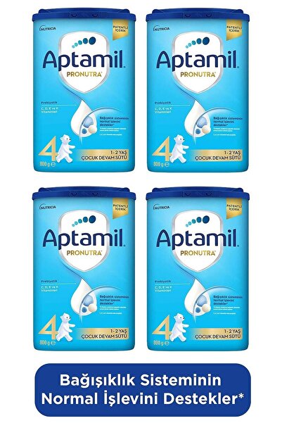Aptamil Çocuk 4 Devam Sütü 800 Grx4 Adet