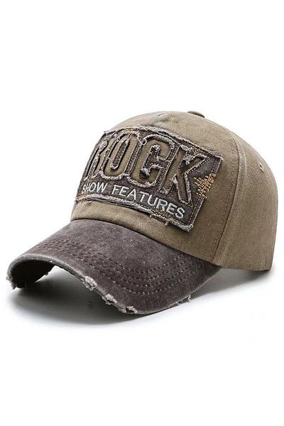 valkyrie Unisex Vintage Trucker Hat - Rock Antique, Metal Buckle, Adjustable Brown