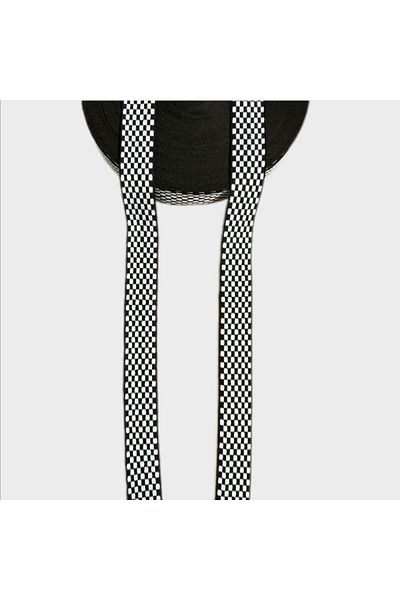 ŞENEL DAR DOKUMA 3cm Checker Pattern Ribbon - Ribbon