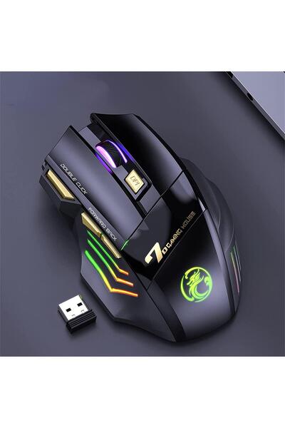 valkyrie Imice Gw-x7 7 Tuşlu Sessiz 2.4g Wireless Bluetoothlu Şarj Edilebilir Kablosuz Gaming Mouse