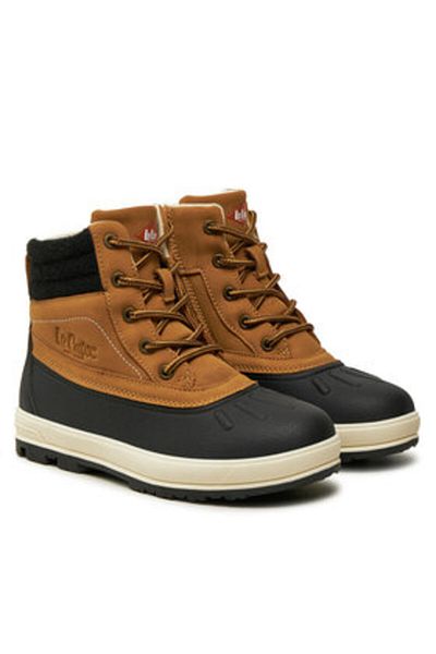 Lee Cooper Boy Boots brown LEE COOPER-LCJ-24-01-2966L CAMEL/BLACK