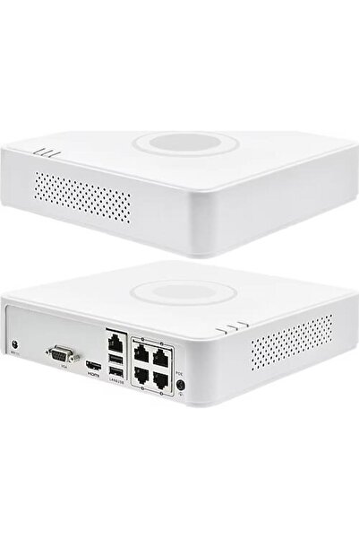 Hikvision Ds-7104nı-q1/4p 4 Kanal 1 Sata H.265 Poe Nvr Kayıt Cihazı