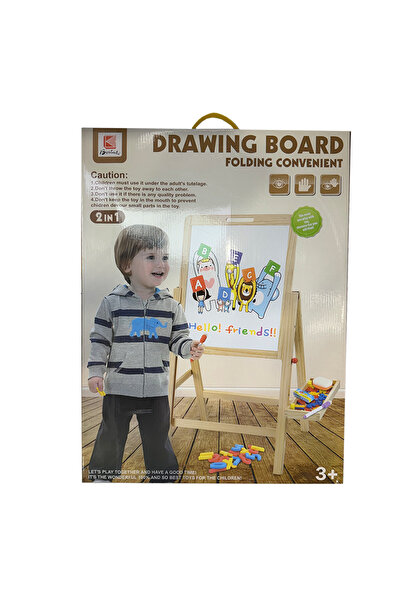 STEM 2 في 1 - لوحة رسم خشبية قابلة للرفع