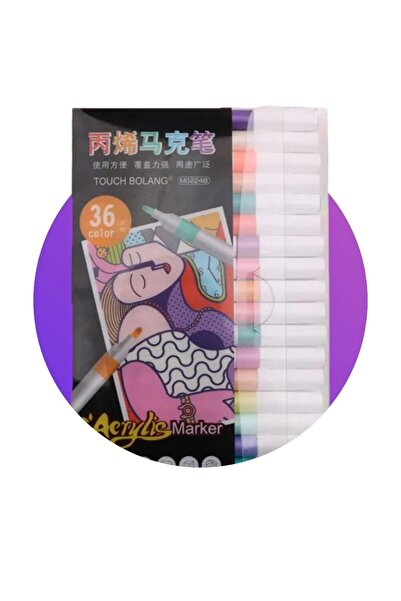 valkyrie 36 Adet Sanatsal Akrilik Boya Kalemi Kalın Model