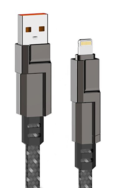 valkyrie 100w-m 4in1 Güçlü Ve Sağlam Data Ve Şarj Kablosu - Ios Apple Type-c Usb