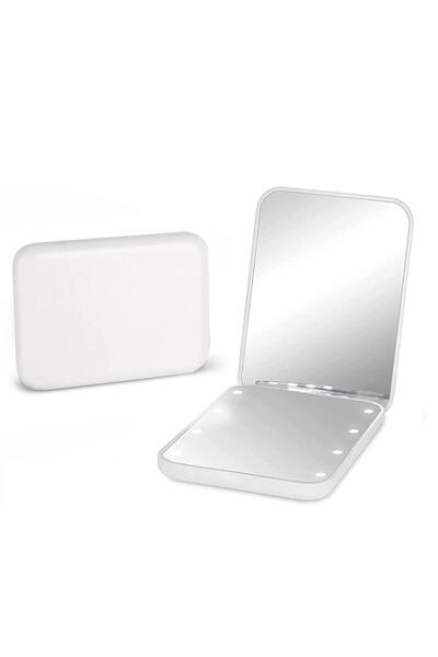 valkyrie 8 Led Işıklı Cep Çanta Cüzdan Makyaj Aynası - 1x 3x Yakınlaştırma - ...