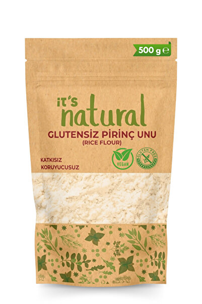 it's Natural Glutensiz Katkısız Pirinç Unu 500 G