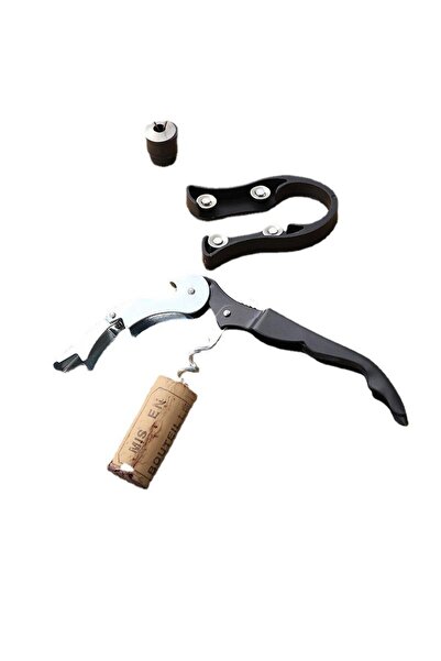valkyrie 5 Pieces Bottle Cork Opener Foil Cutter Drip Stop Ring Corkscrew Bottle Stopper Set