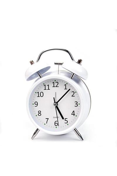 valkyrie 16cm Büyük Boy Akar Saniyeli Alarm Çalar Saat - Nostaljik Masa Saati...