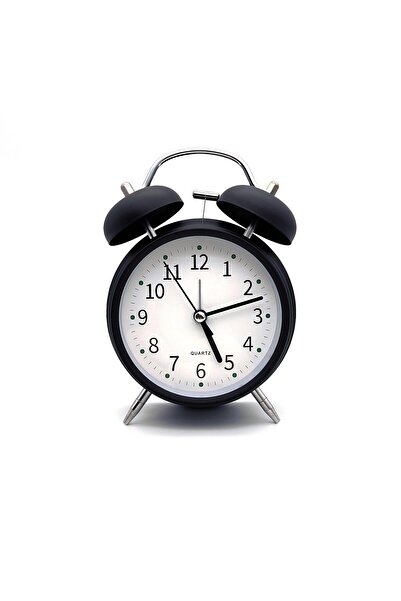 valkyrie 16cm Büyük Boy Akar Saniyeli Alarm Çalar Saat - Nostaljik Masa Saati...