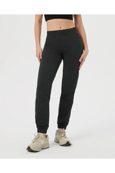 Ayma Active Anthracite Organic Cotton High Waist Elastic Leg Jogger Sweatpants