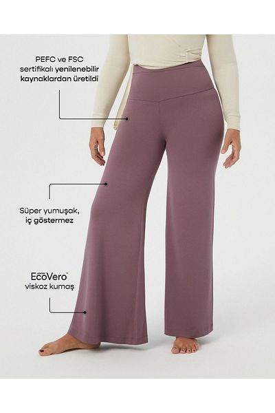 Ayma Active Yoga Pants with Lilac Shorts Thin Draped Yoga Pants
