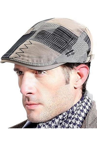 valkyrie Men's up Faded t Style Kab Loose R Canvas Asymmetrical Gray Cap