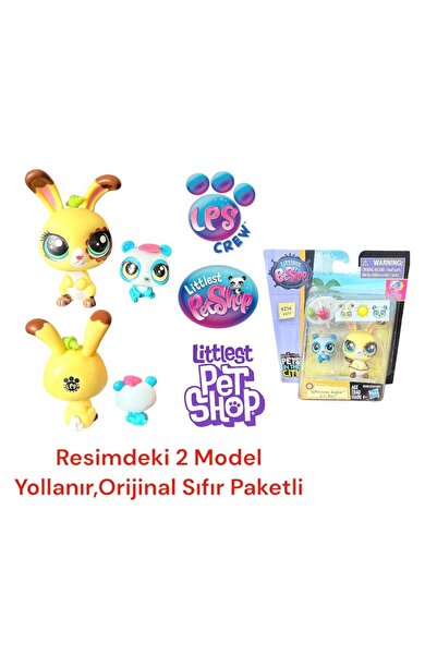 Littlest Pet Shop Lps Buttercream Tavşan Ve Yavrusu Panda Zhen Nadir Miniş Oyuncak Minişler