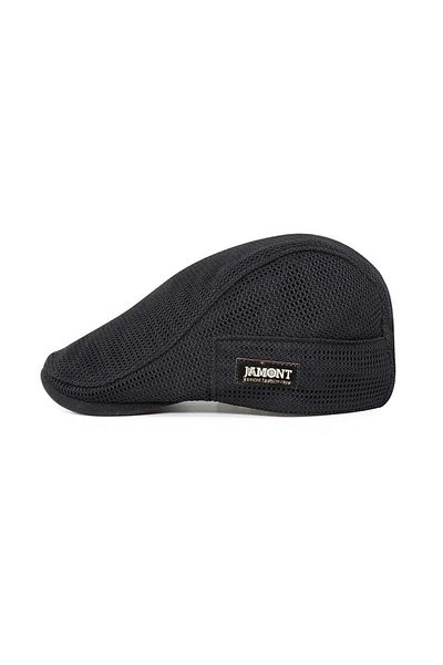valkyrie Men's Italian Style Cap - Breathable, Anti-Sweat and Black