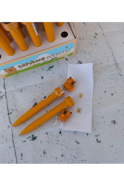 senacacollection Istampalı Capybara Gel Pen 1 Piece