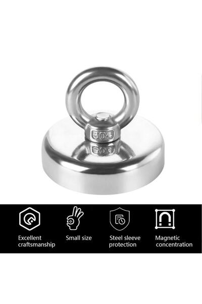 valkyrie D20 10kg 20mm Askılı Güçlü Neodyum Mıknatıs Banyo Tuvalet Mutfak Askı Raf