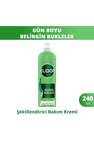 Elidor 24/7 Styling Hair Treatment Cream Evident Curls Wavy and Curly Hair 240 ml