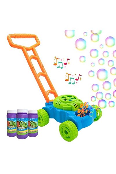 Yelajoy عربة أطفال مع ثلاث زجاجات مياه فقاعية، مع موسيقى، مناسبة للأطفال
