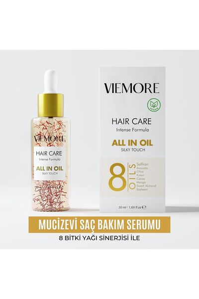 Viemore Safran Bitkili Dökülme Karşıtı Ve Canlılık Veren Vegan Saç Bakım Serumu