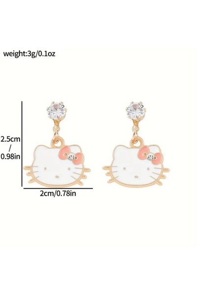 So Iconic Sanrio My Melody Character Earrings / Children's Accessory