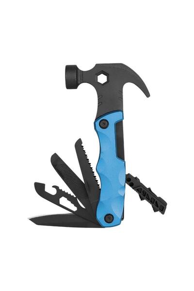 valkyrie Çok Fonksiyonlu Çekiç Çakı Çantalı Kamp Outdoor Testere Tornavida Se...