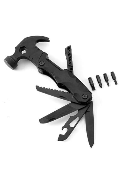 valkyrie Çok Fonksiyonlu Çekiç Çakı Çantalı Kamp Outdoor Testere Tornavida Se...