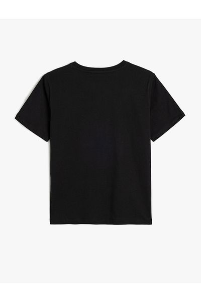 Koton Short Sleeve Crew Neck Cotton Basic T-Shirt