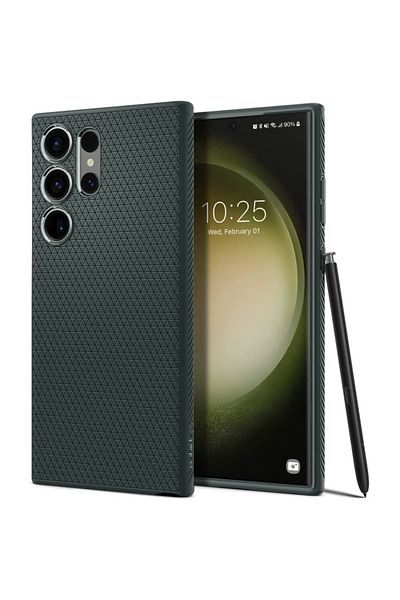 Spigen Spigen Liquid Air case compatible with Samsung Galaxy S23 Ultra Green