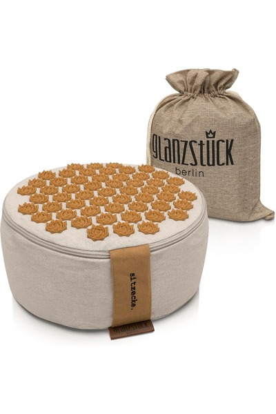 Glanzstück Berlin Çift Taraflı Akupresür Meditasyon Minderi Ayarlanabilir Kar...