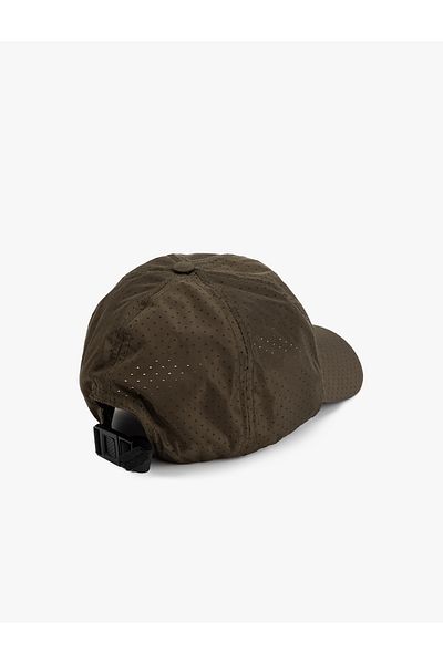 Koton Perforated Cap Hat with Label Detail