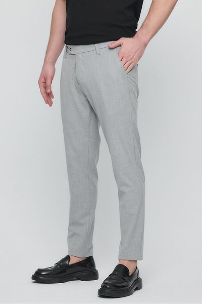 GIENTO ΑΝΔΡΙΚΟ ΚΛΑΣΙΚΟ ΛΥΚΡΑΙΝΟ SLIM FIT ΥΦΑΣΜΑΤΙΚΟ ΠΑΝΤΕΛΟΝΙ