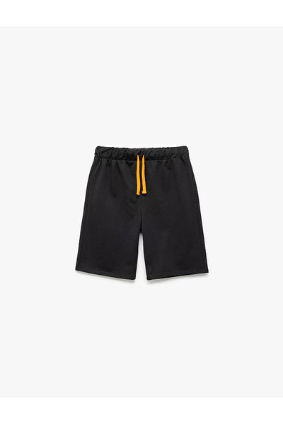 Koton Tie Waist Cotton Basic Shorts