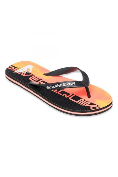 Quiksilver Aqyl 101430   Molokai Art 25 Orange Men's Slippers