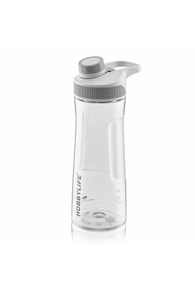 ALTIN MUTFAK Transparent Sports School Office Water Bottle Water Bottle 730 ml Gray