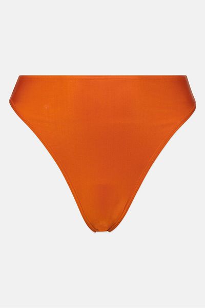 Wolf & Whistle Women Plain Pull On Panty, Rust