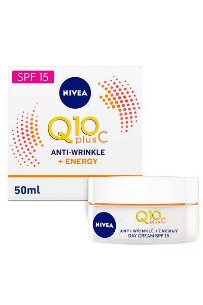 NIVEA Day Face Cream Q10 Plus C Anti-Wrinkle + Energy 50 ml