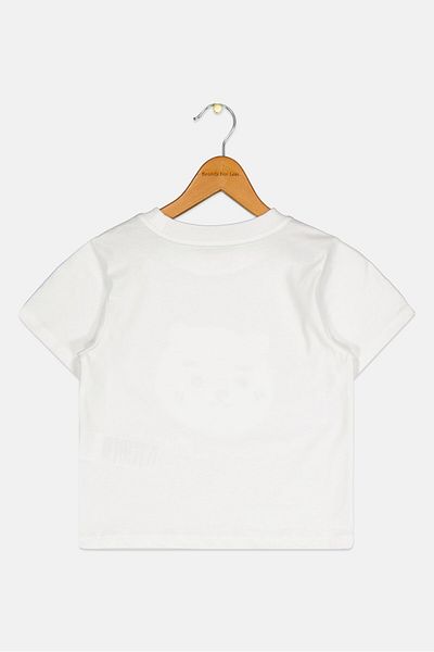 Esprit Toddlers Girl Short Sleeve Graphic Print T-Shirt, White