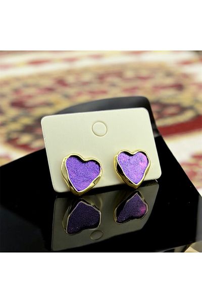 Candy Colorful Heart Earrings