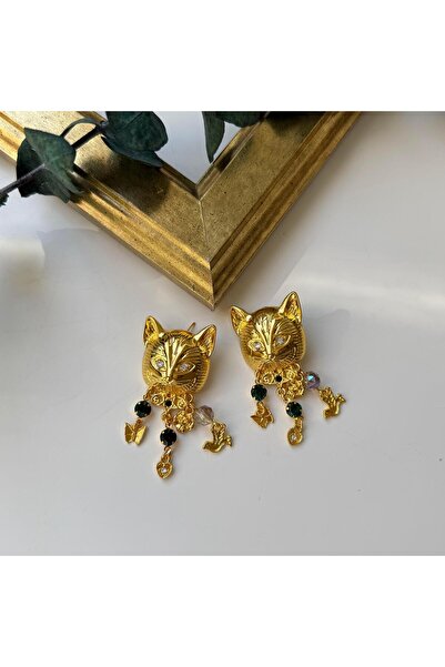 Alice İsstanbul Dangle Cat Earrings