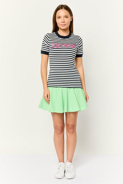 Esprit Women Crew Neck Short Sleeves Embroidered T-shirt, Multicolor