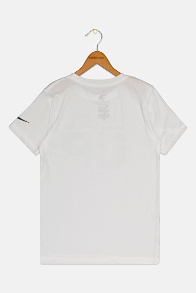 Nike 3Brand by Russell Wilson Kids Boy Sportswear Fit Short Sleeves Training T-Shirt, White